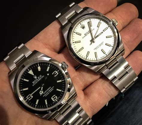 rolex op 39 white vs explorer 1|In.